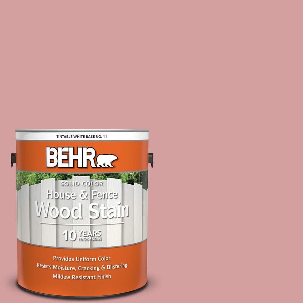 1 gal. #S150-3 Rose Pottery Solid Color House and Fence Exterior Wood Stain