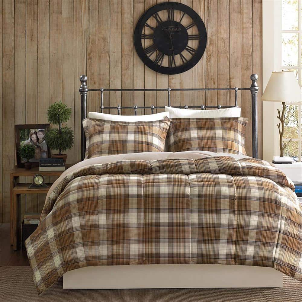 Comfortable King Classic Multicolor Solid King Microfiber Bedspread Comfort