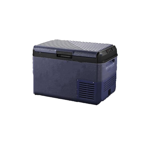 42 qt. Beverage Jug Chest Soft-Side Cooler with Fast Cooling DC Compressor, Ultra-Quiet, IPX4 Waterproof in Black