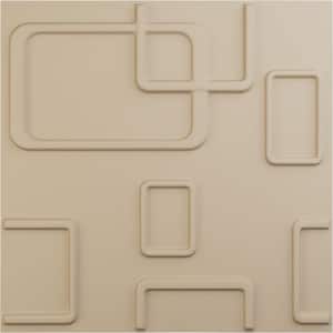 19 5/8 in. x 19 5/8 in. Odessa EnduraWall Decorative 3D Wall Panel, Smokey Beige (Covers 2.67 Sq. Ft.)