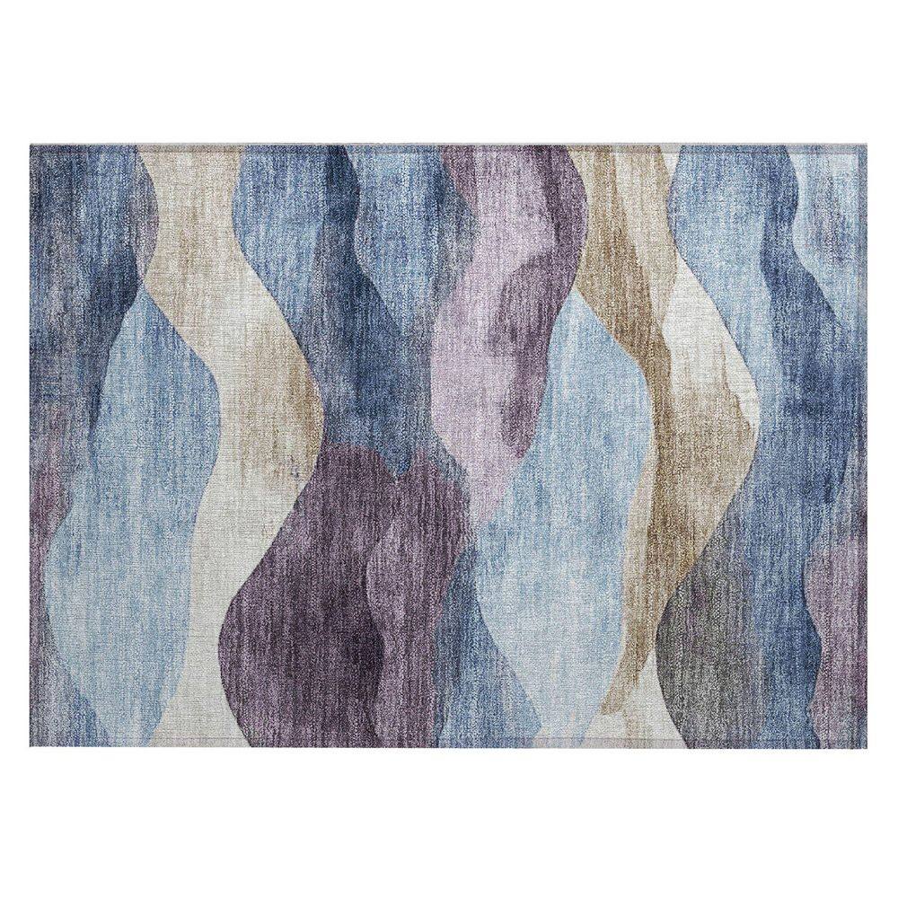 Chantille Machine Washable Indoor/Outdoor Abstract ACN1966 Denim 2 ft. x 3 ft. Accent Rug price history on PriceWatchPro