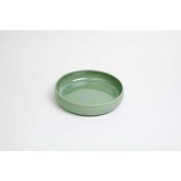 Carthage.Co La Marsa Salad Plate, Light Green (Set/4)