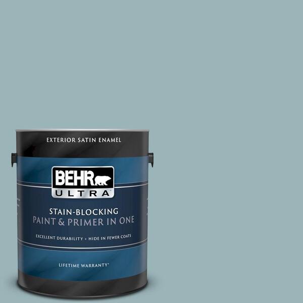 BEHR ULTRA 1 gal. #UL220-6 Harmonious Satin Enamel Exterior Paint and Primer in One