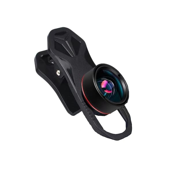 OBJLGEV 235° Fisheye HD Phone Camera Lens Universal for iPhone, Android Smartphones with Detachable Clip