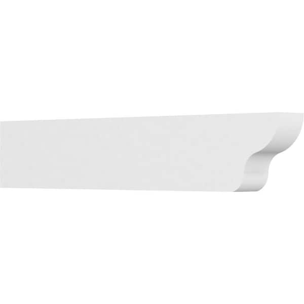 Ekena Millwork 4 in. x 8 in. x 42 in. Standard Greensboro Architectural Grade PVC Rafter Tail Brace