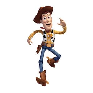 5 in. x 19 in. Toy Story Woody 18-Piece Peel and Stick Giant Wall Decals