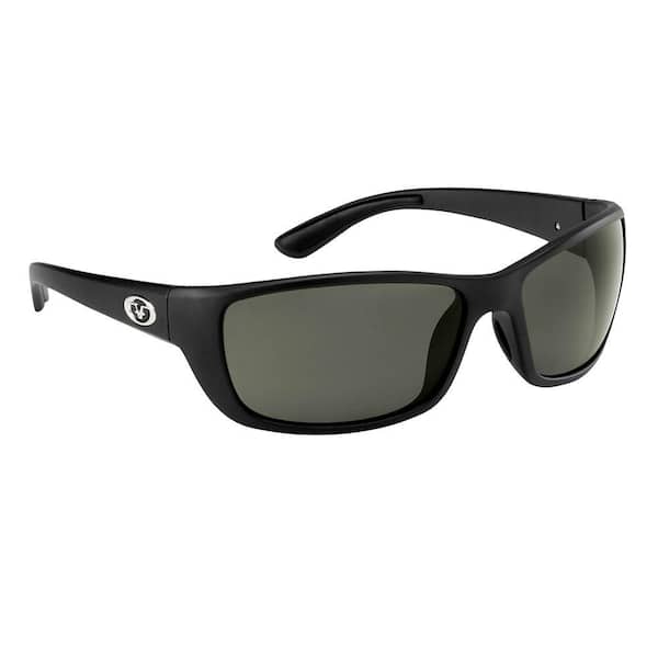 Cay Sal Polarized Sunglasses Matte Black with Smoke Lens
