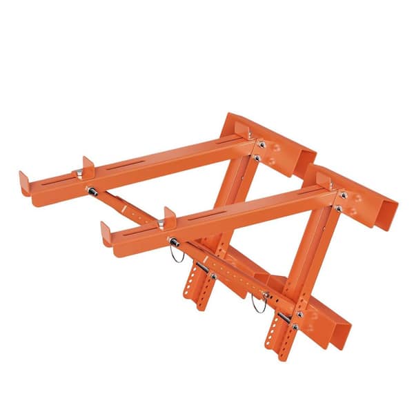 2 Pack Ladder Jacks for Scaffolding Platform, Heavy Duty Steel Ladder Jacks Scaffold Bracket Extension Ladder Jack
