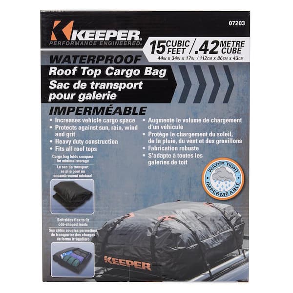 Keeper 07203 Waterproof Roof Top Cargo B