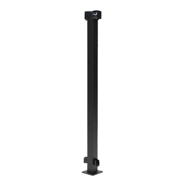 Vista 2 in. x 2 in. x 36 in. Powder Coated Aluminum Level Rail 45 ...