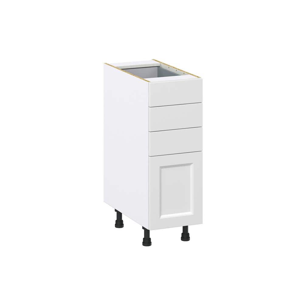 J COLLECTION 12 in. W x 34.5 in. H x 24 in. D Alton Painted White ...