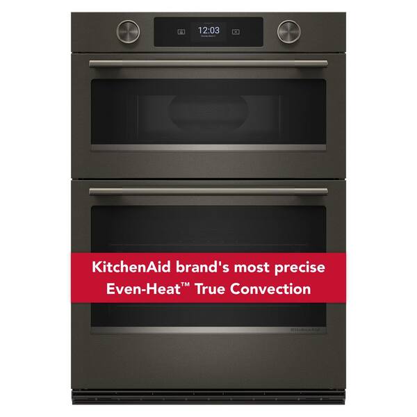 5 cu. ft. Electric Wall Oven and Microwave Combo in Black Ore with Assisted Cooking Modes