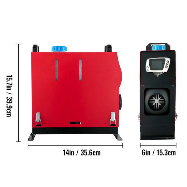 VEVOR Chauffage à air diesel tout en un 12 V 8 kW, mini parking