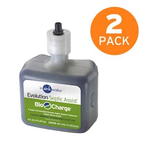 Septic Safe Bio-Charge Cartridge Replacement for InSinkErator Evolution Septic Assist Garbage Disposal (2-Pack)