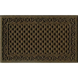 TrafficMaster Brown 36 in. x 60 in. Synthetic Fiber and Recycled