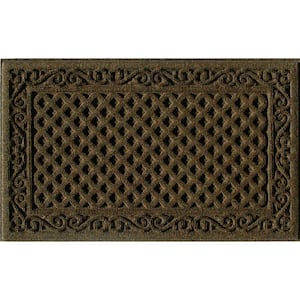 TrafficMaster Embossed Mocha 2 ft. x 5 ft. Door Mat MT1004436US