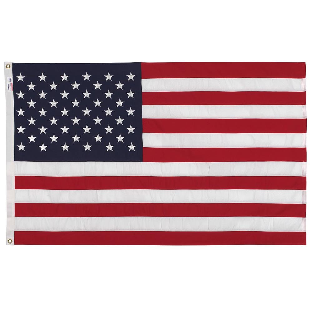 Heavyweight Nylon Patriotic U.S. Flag with Brass Grommets