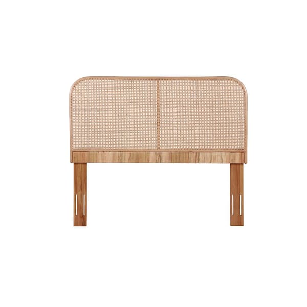 Lombok Natural and Cane and Teak Queen Headboard