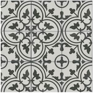 Arte White 9-3/4 in. x 9-3/4 in. Porcelain Floor and Wall Tile (10.88 sq. ft./Case)