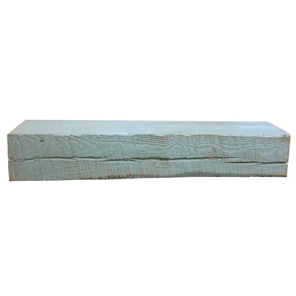 BOULDER INNOVATIONS LLC Solid Spruce Rough-Hewn Mantel 72 in. x 5 in. x 8 in. Fireplace Shelf