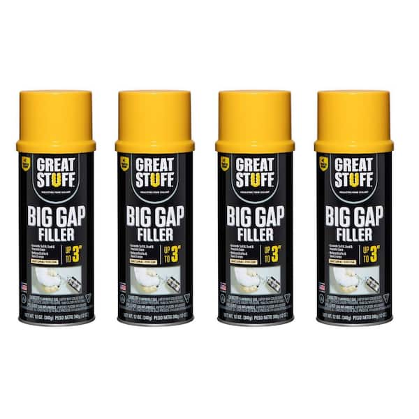 12 oz. Big Gap Filler Insulating Spray Foam Sealant (4 Pack)