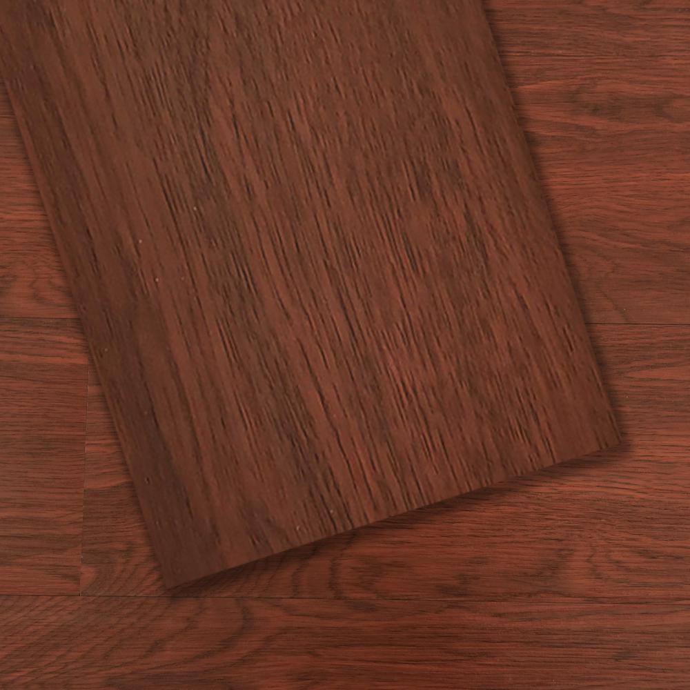 Mahogany 3 MIL x 6 in. W x 36 in. L Peel and Stick Waterproof Luxury Vinyl Plank Flooring (1.5 sq. ft./case) price history on PriceWatchPro