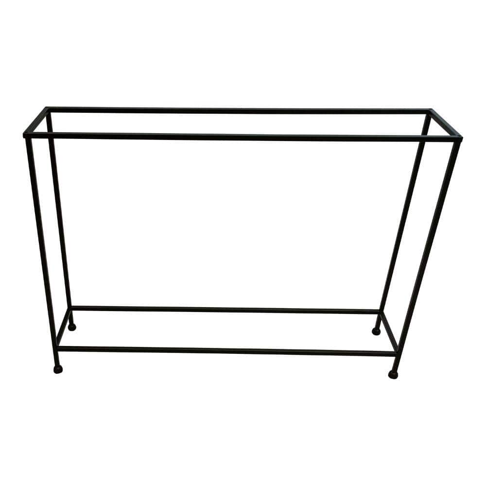 Aurelia 48-Inch Bronze Tray Top Console Table with Storage