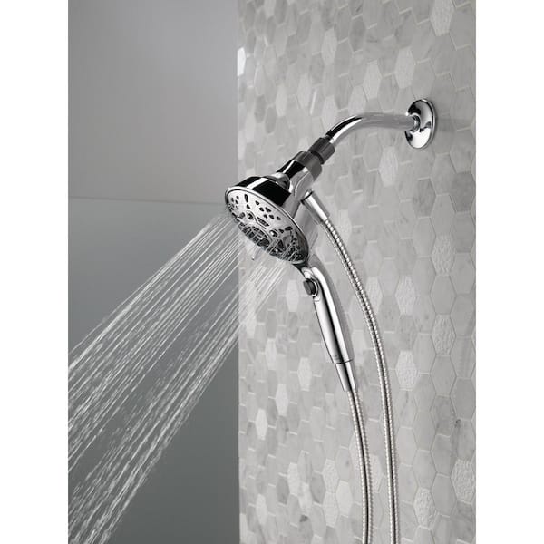 SureDock 7-Spray 5 in. Single Wall Mount Handheld H2Okinetic Shower Head in SpotShield Brushed Nickel SureDock 7-Spray 5 in. Single Wall Mount Handheld H2Okinetic Shower Head in SpotShield Brushed Nickel
