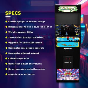 Deluxe 14 Games in 1.5 ft. Stand-Up Cabinet Arcade Machine