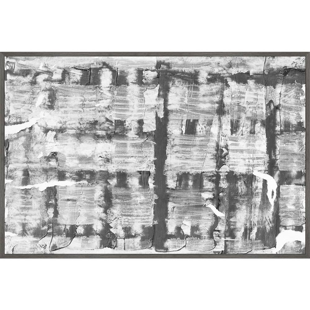 Gateway by Parvez Taj Floater Framed Canvas Abstract Art Print 12 in. x 18 