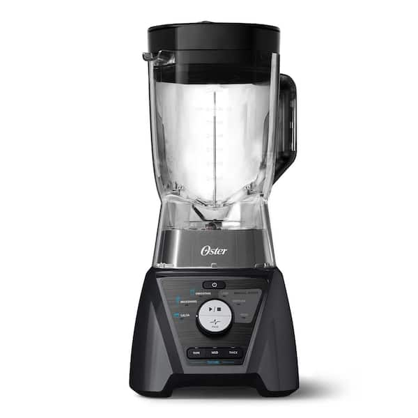 Oster Texture Select 64 oz. 3 Speed Silver 1200-Watt All Metal Drive Plastic Jar Blender 9 Settings