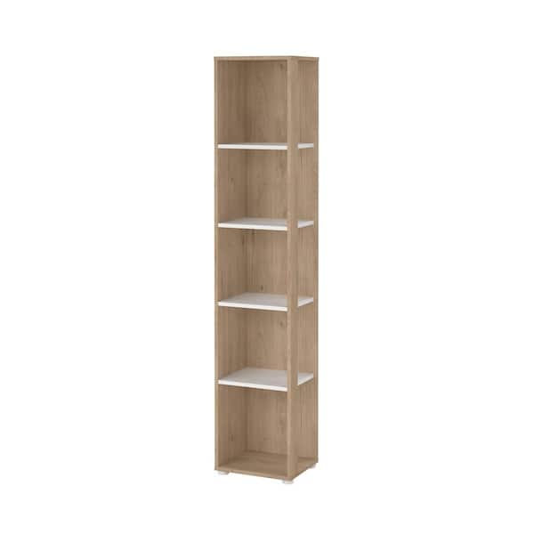 Tvilum Sign 80.59 in. Tall Jackson Hickory/White Engineered Wood