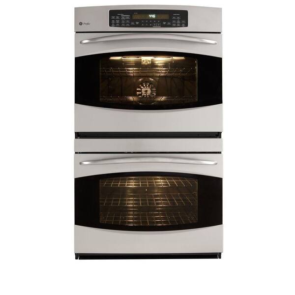 GE 30 in. Double Electric Wall Oven Self-Cleaning with Convection in Stainless Steel