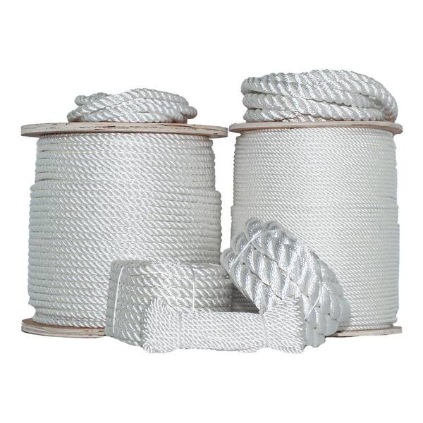 SGT KNOTS 3/4 in. x 300 ft. Heavy-Duty All-Weather Twisted Polyester ...