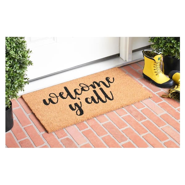 Welcome Y in.all Doormat 17 in. x 29 in.