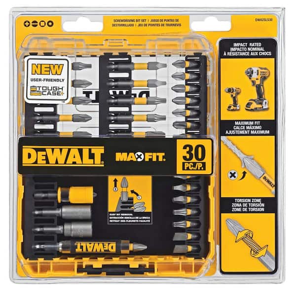 DEWALT MAXFIT Driving Bit Set (30-Piece) DWA2SLS30 - The Home Depot