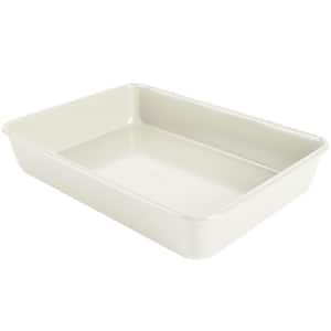 Color Bake 13 in. Carbon Steel Rectangle Baking Pan in Linen