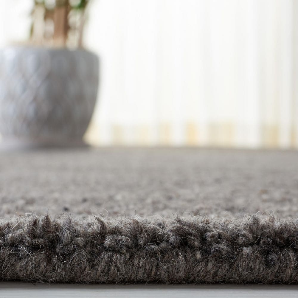 Handmade Tufted Wool Rectangular Rug in Gray - 3' x 5'
