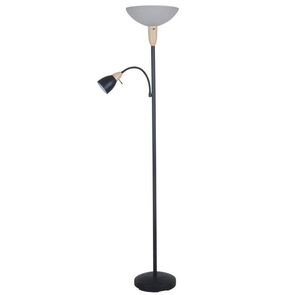 Alsy 71 In Black Floor Lamp With, Alsy Floor Lamp