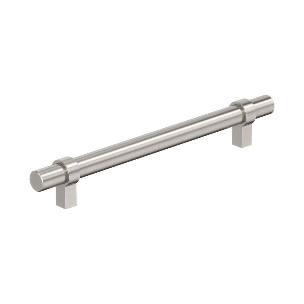 Central 6-5/16 in. (160mm) Modern Satin Nickel Bar Cabinet Pull price history on PriceWatchPro
