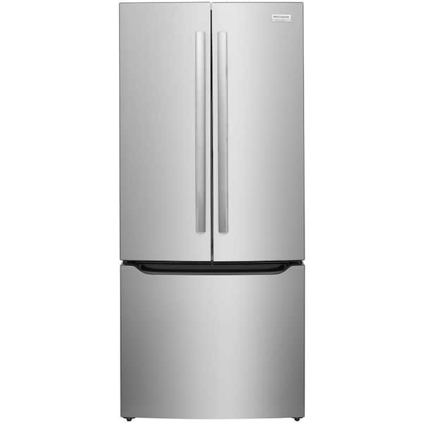 Frigidaire - Gallery 30 in. 20 cu. ft. Standard Depth French Door Refrigerator in Stainless Steel with Internal Water Dispenser