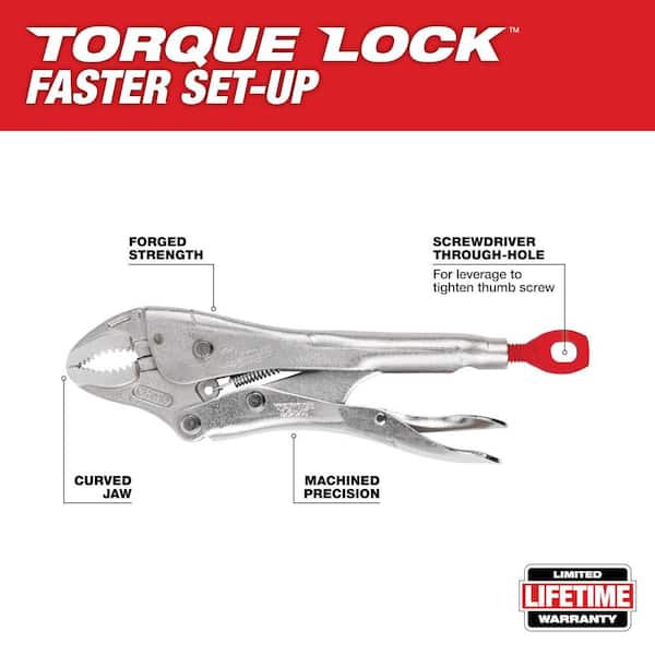 Milwaukee Torque Lock Locking Pliers Set (2-Piece) 48-22-3602