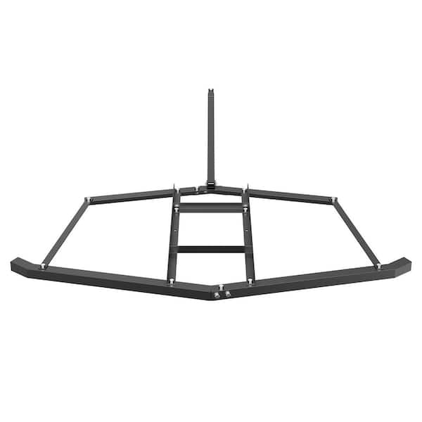 SKYSHALO Driveway Drag 76.57in. Width Tow Behind Drag Harrow Q235 Steel Driveway Grader with Adjustable Bars Support up to 50lbs.