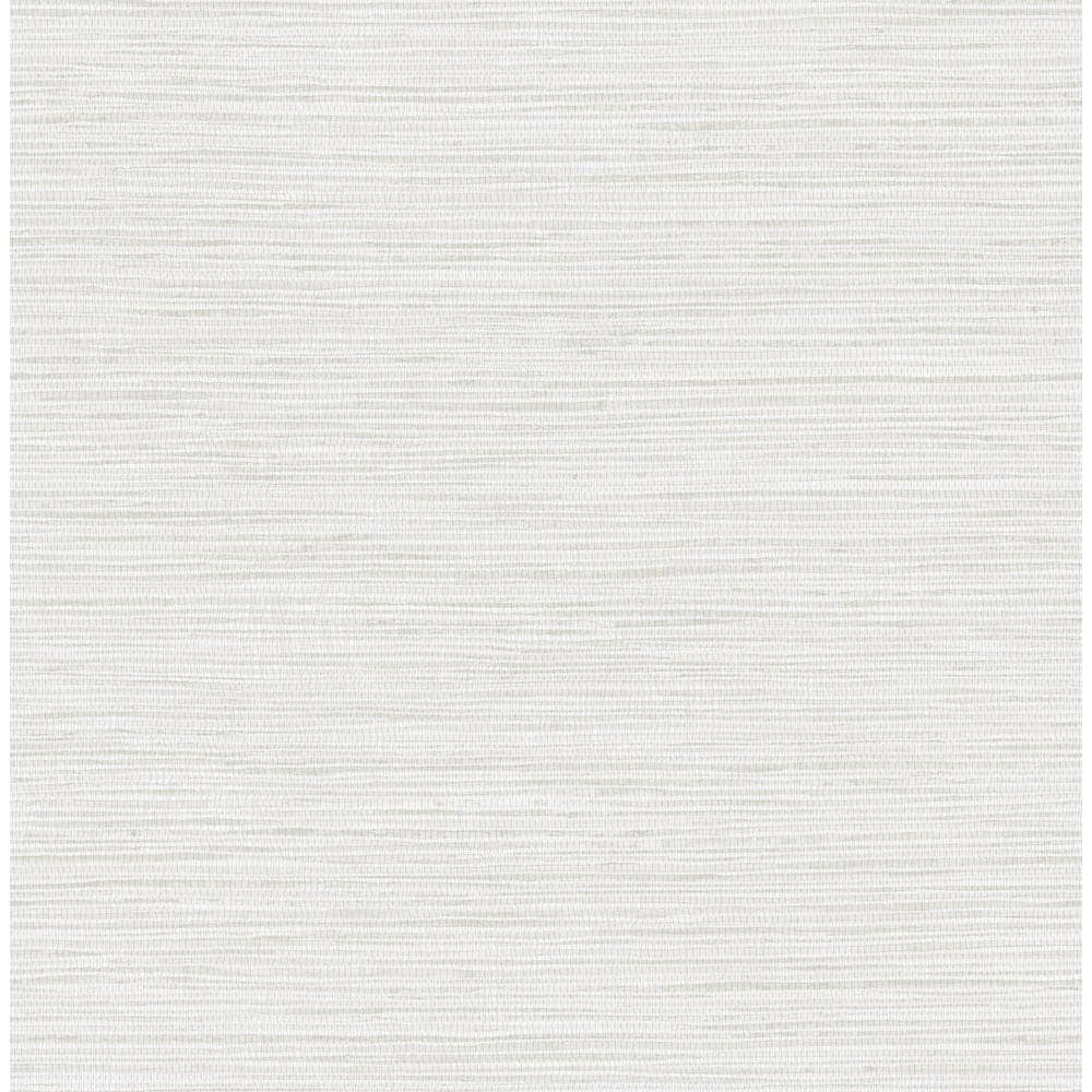 Alton Off-White Faux Grasscloth Non-Woven Wallpaper