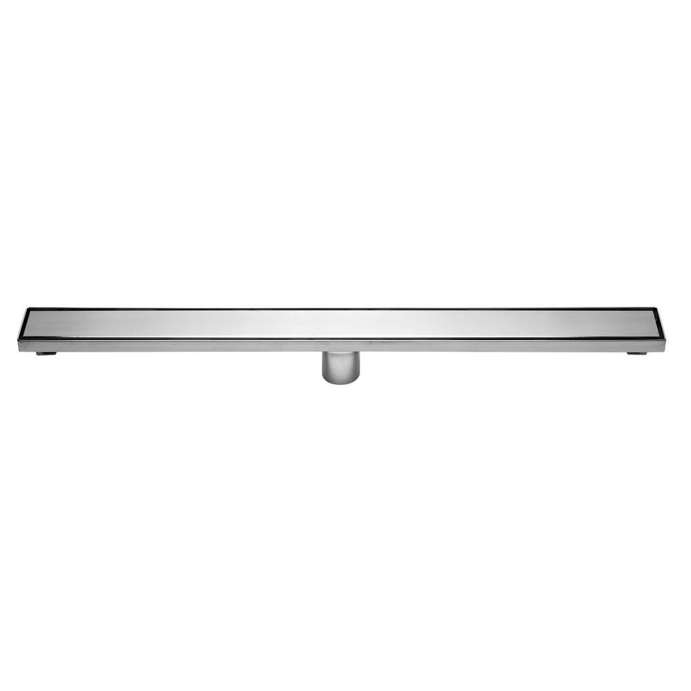 32" Polished Stainless Steel Linear Shower Drain