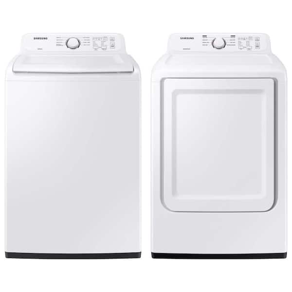 4 cu. ft. Top Load Washer with ActiveWave Agitator and 7.2 cu. ft. Dryer with Sensor Dry Set