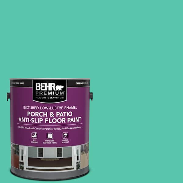 BEHR PREMIUM 1 gal. #P430-4 Kauai Textured Low-Lustre Enamel Interior/Exterior Porch and Patio Anti-Slip Floor Paint