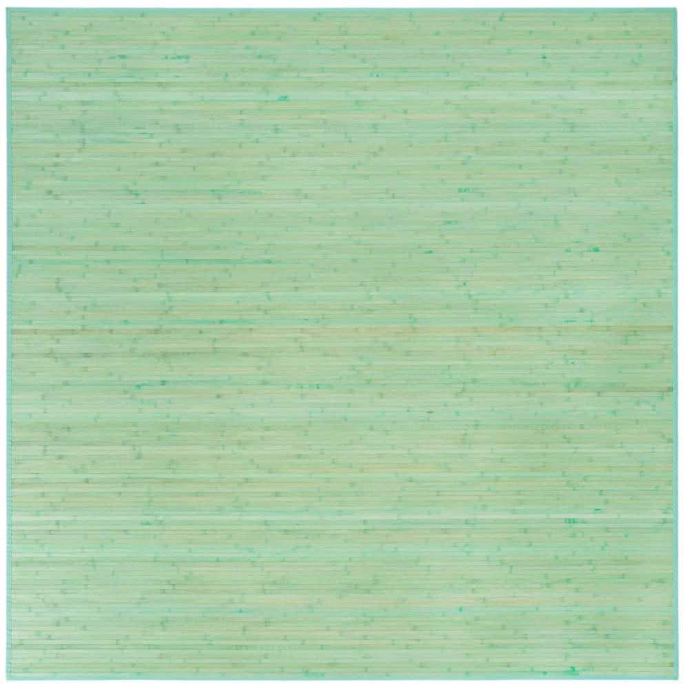 Bamboo Zhuzi Aqua 8 ft. x 8 ft. Square Area Rug price history on PriceWatchPro