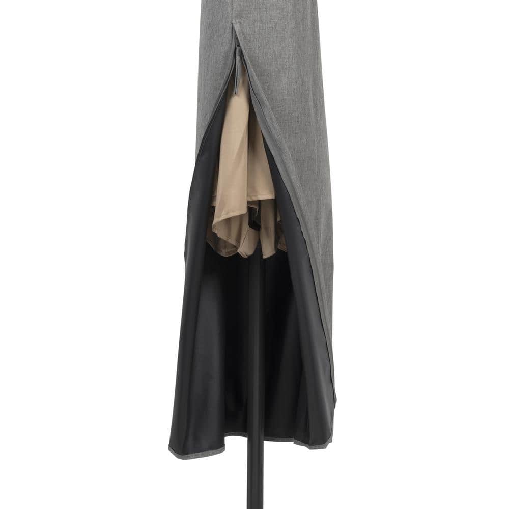 Granite Gray Waterproof Modern Umbrella Cover