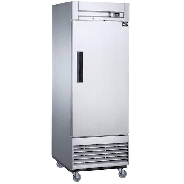 Elite Kitchen Supply 17 7 Cu Ft Auto Defrost Commercial Upright Reach In Freezer In Stainless Steel Eks E30f The Home Depot